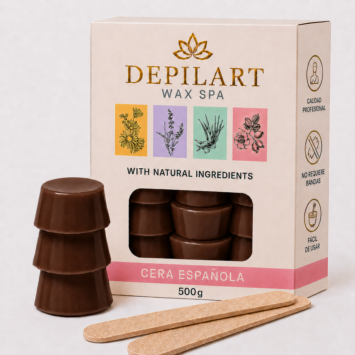 Cera para Depilar en pastillas