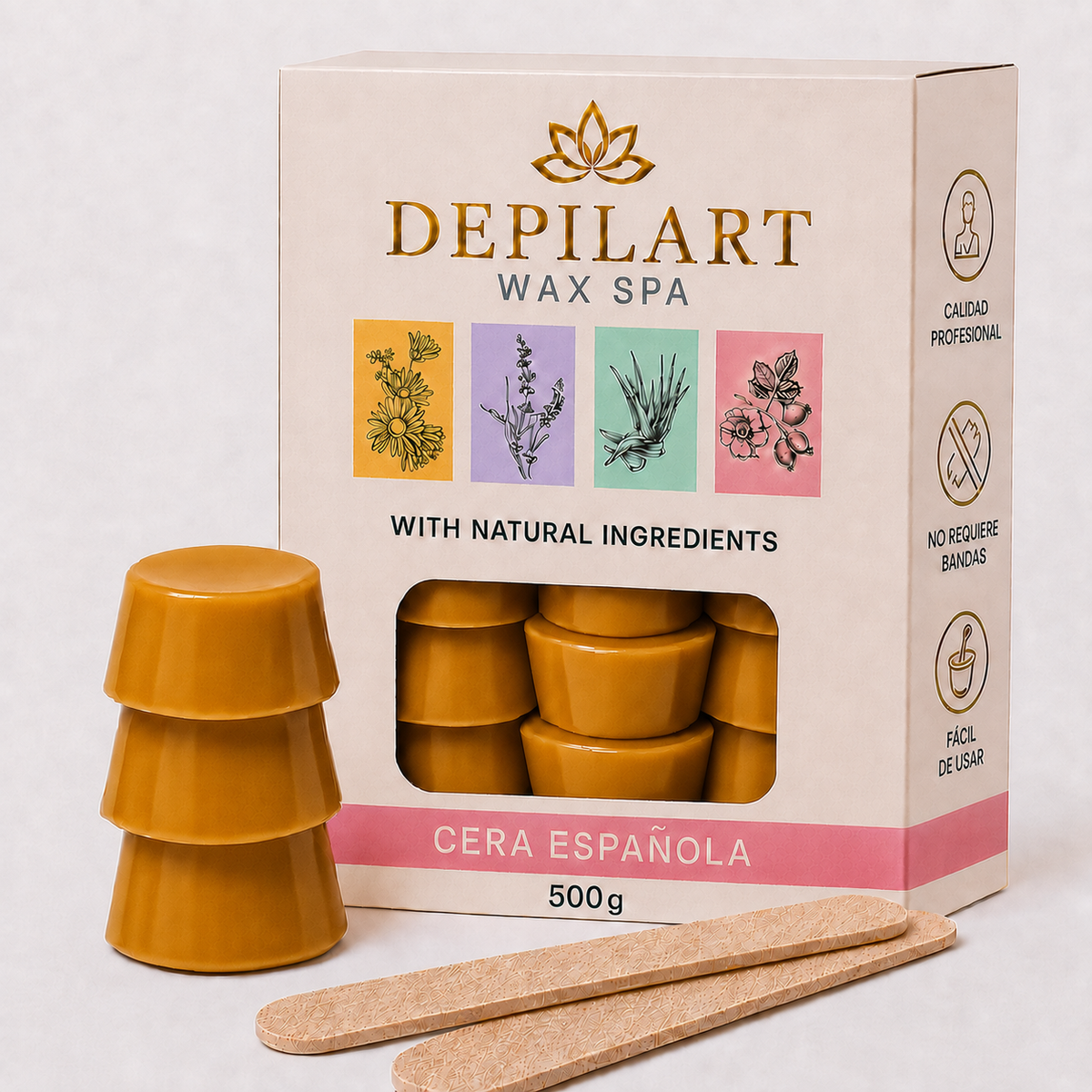 Cera para Depilar en pastillas