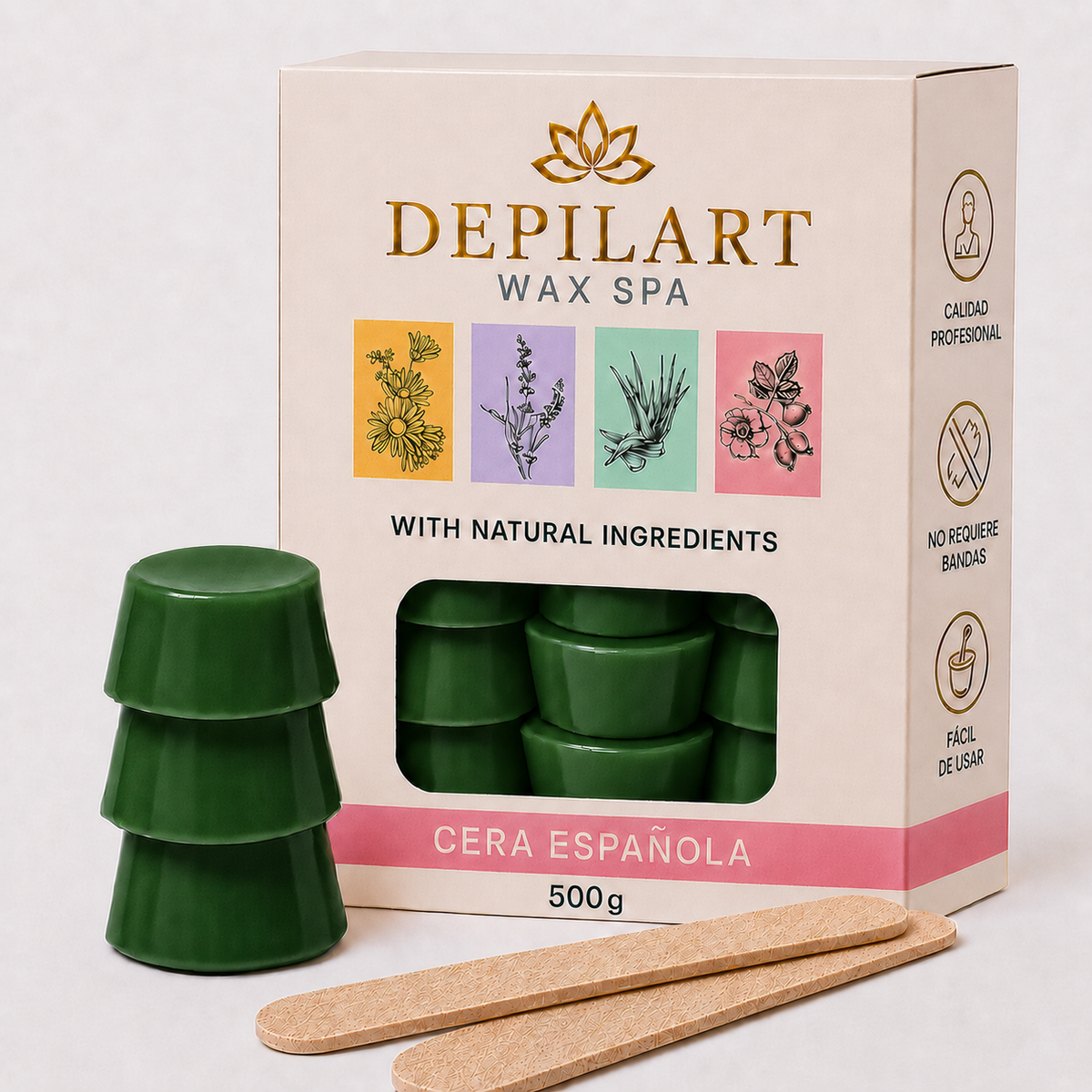 Cera para Depilar en pastillas