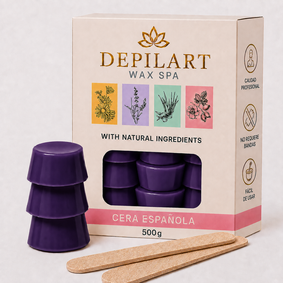 Cera para Depilar en pastillas