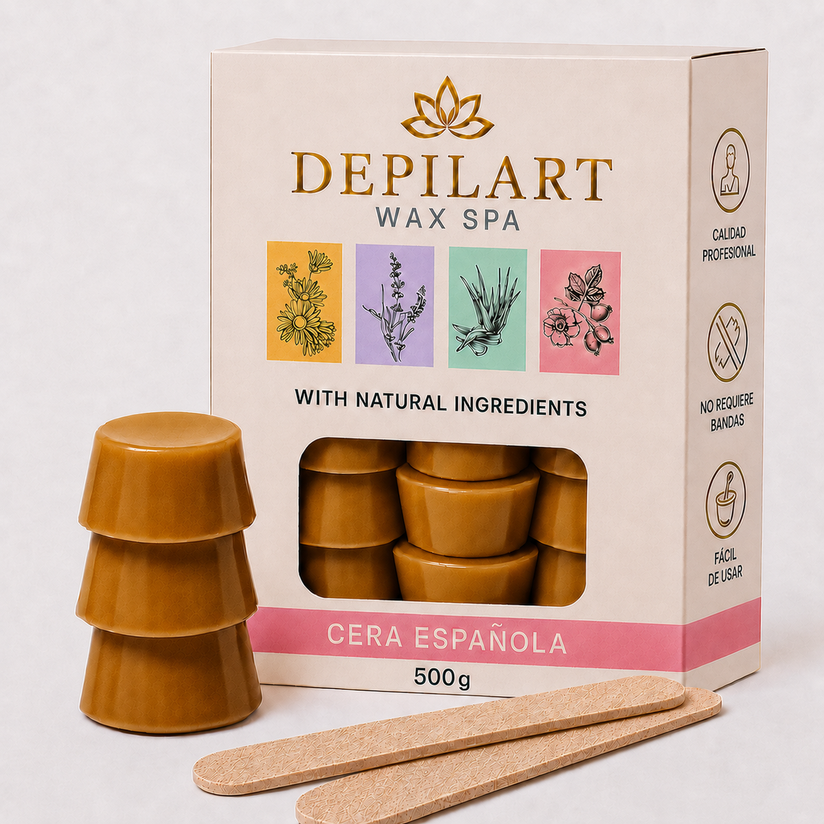Cera para Depilar en pastillas 1kg