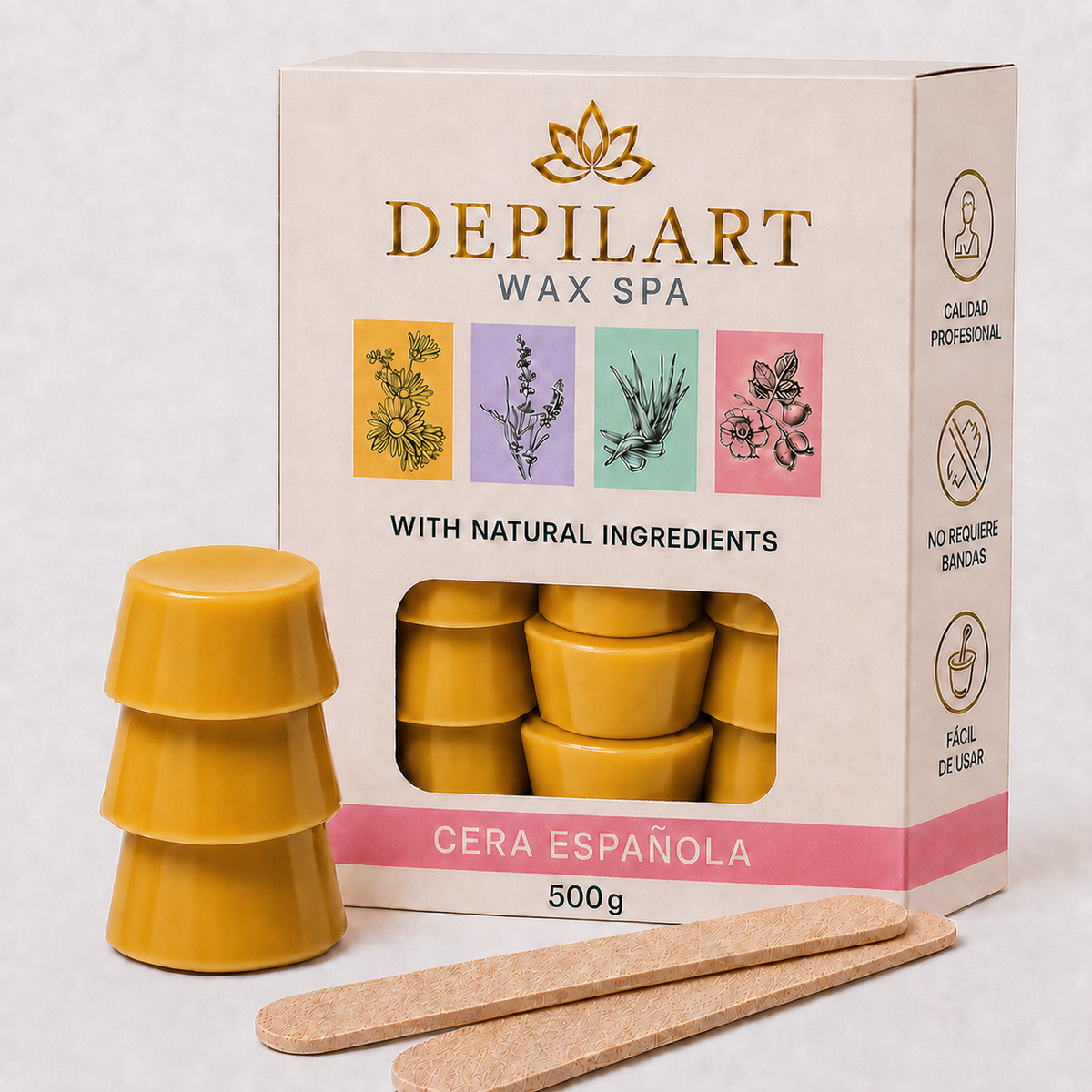 Cera para Depilar en pastillas