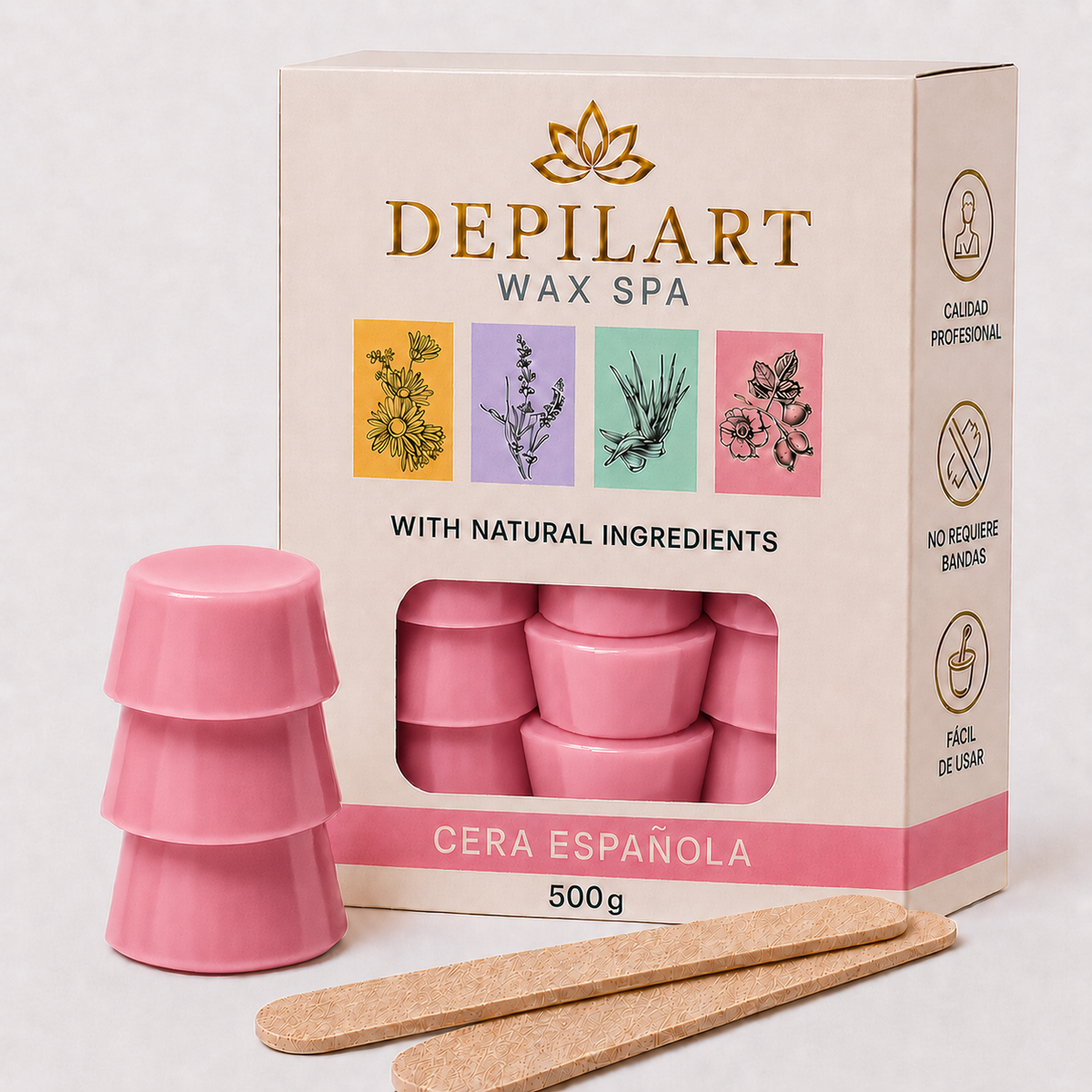 Cera para Depilar en pastillas